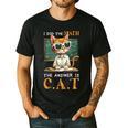 I Did The Math The Answer Is Cats Math Cat Teacher Men's Casual T-Shirt Black