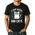 Math And Cats Apparel For Teachers Students Cat Lovers Men's Casual T-Shirt Black Math And Cats Apparel For Teachers Students Cat Lovers Men's Casual T-Shirt Black