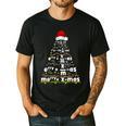 Math Equation Merry Xmas Season Teacher Christmas Tree Men's Casual T-Shirt Black Math Equation Merry Xmas Season Teacher Christmas Tree Men's Casual T-Shirt Black