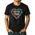 Do The Math Multiply Love Add Hope Math Teacher Tie Dye Men's Casual T-Shirt Black Do The Math Multiply Love Add Hope Math Teacher Tie Dye Men's Casual T-Shirt Black