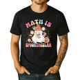 Math Is Spooktacular Math Teacher Spooky Halloween Men's Casual T-Shirt Black