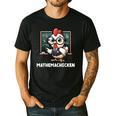 Math Teacher Chicken Mathemachicken Pun Men's Casual T-Shirt Black Math Teacher Chicken Mathemachicken Pun Men's Casual T-Shirt Black