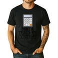 Math Teacher Costume Tshirt Halloween High School Calculator Men's Casual T-Shirt Black