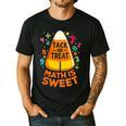 Math Teacher Halloween Costume Trick Or Treat Math Sweet Men's Casual T-Shirt Black Math Teacher Halloween Costume Trick Or Treat Math Sweet Men's Casual T-Shirt Black