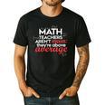 Math Teachers Aren't Mean Men's Casual T-Shirt Black Math Teachers Aren't Mean Men's Casual T-Shirt Black