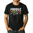 Middle School Crew Retro Teacher Student Vintage Men's Casual T-Shirt Black Middle School Crew Retro Teacher Student Vintage Men's Casual T-Shirt Black