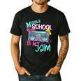 Middle School Is My Jam Cute Teacher Shirt 80's 90's Styl Men's Casual T-Shirt Black