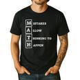Mistakes Allow Thinking To Happen School Math Teacher Men's Casual T-Shirt Black Mistakes Allow Thinking To Happen School Math Teacher Men's Casual T-Shirt Black