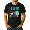 Multilingual Teacher In Dos Idiomas Linguist Language Men's Casual T-Shirt Black