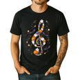 Music Note Symbol Halloween For Music Teacher Musicians Men's Casual T-Shirt Black Music Note Symbol Halloween For Music Teacher Musicians Men's Casual T-Shirt Black