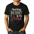 Music Teacher Teaching Music Is My Forte For Music Lovers Men's Casual T-Shirt Black Music Teacher Teaching Music Is My Forte For Music Lovers Men's Casual T-Shirt Black