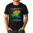 Nerdy Darwin's Finches Evolution Science Biology Teacher Men's Casual T-Shirt Black Nerdy Darwin's Finches Evolution Science Biology Teacher Men's Casual T-Shirt Black