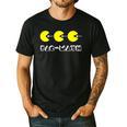 Nerdy Pac-Math Nom Retro Game Precalculus Math Teacher Men's Casual T-Shirt Black Nerdy Pac-Math Nom Retro Game Precalculus Math Teacher Men's Casual T-Shirt Black