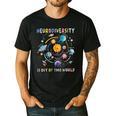 Neurodiversity Is Out Of This World Space Autism Teacher Men's Casual T-Shirt Black Neurodiversity Is Out Of This World Space Autism Teacher Men's Casual T-Shirt Black