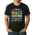 On The Nice List Christmas Math Teacher Women Men Men's Casual T-Shirt Black On The Nice List Christmas Math Teacher Women Men Men's Casual T-Shirt Black