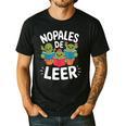 Nopales De Leer Bilingual Teacher Maestra Spanish Teacher Men's Casual T-Shirt Black Nopales De Leer Bilingual Teacher Maestra Spanish Teacher Men's Casual T-Shirt Black