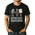 Nothing Beats Kindergarten Back To School Kid Teacher Men's Casual T-Shirt Black