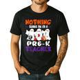 Nothing Scares Me I'm A Pre-K Teacher Halloween Ghosts Men's Casual T-Shirt Black Nothing Scares Me I'm A Pre-K Teacher Halloween Ghosts Men's Casual T-Shirt Black