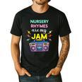 Nursery Rhymes Are My Jam 80s Retro Teachers & Students Kids Men's Casual T-Shirt Black