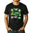 One Lucky Teacher St Patrick's Day Irish Teacher Lucky Era Men's Casual T-Shirt Black One Lucky Teacher St Patrick's Day Irish Teacher Lucky Era Men's Casual T-Shirt Black