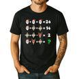 Order Of Operations Quiz Christmas Math Teacher Xmas Math Men's Casual T-Shirt Black