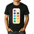 Paint Palette ArtSet Halloween Costume For Teachers Students For Men Women Kids Men's Casual T-Shirt Black