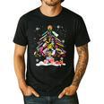 Paintbrush Christmas Tree Decor Xmas For Artist Art Teacher For Men Women Men's Casual T-Shirt Black