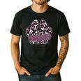 Panthers Paw Print Leopard Maroon Panther Pride Teacher Men's Casual T-Shirt Black
