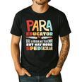 Paraeducator Paraprofessional SPED Teacher Men's Casual T-Shirt Black