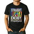 Paraprofessional Straight Outta Energy Teacher Life For Men Women Men's Casual T-Shirt Black Paraprofessional Straight Outta Energy Teacher Life For Men Women Men's Casual T-Shirt Black