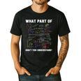 What Part Of Don't You Understand Math Teacher Premium Tri-Blend Men's Casual T-Shirt Black What Part Of Don't You Understand Math Teacher Premium Tri-Blend Men's Casual T-Shirt Black