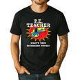 PE Physical Education Teacher Superhero Power School Men's Casual T-Shirt Black