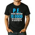 PE Teacher Art For Men Women Gym Teacher Appreciation Men's Casual T-Shirt Black