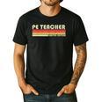 PE TEACHER Job Title Profession Birthday Worker Idea Men's Casual T-Shirt Black PE TEACHER Job Title Profession Birthday Worker Idea Men's Casual T-Shirt Black