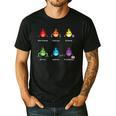 Periodic Elements Chemistry Lovers Science Teacher Men's Casual T-Shirt Black