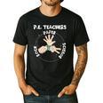 Physical Education PE Teacher Rock Paper Scissor Men's Casual T-Shirt Black Physical Education PE Teacher Rock Paper Scissor Men's Casual T-Shirt Black