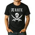 Pi Day Pi Rate Pirate For Teachers Men's Casual T-Shirt Black Pi Day Pi Rate Pirate For Teachers Men's Casual T-Shirt Black