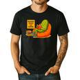 Pickle Reading Books Bookworm Teacher Librarian Kids Retro Men's Casual T-Shirt Black Pickle Reading Books Bookworm Teacher Librarian Kids Retro Men's Casual T-Shirt Black