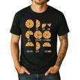 Pizza Slice Fraction Math Teacher Back To School Educational Men's Casual T-Shirt Black