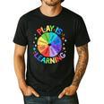 Play Is Learning Teacher Kindergarten For Men Women Kids Men's Casual T-Shirt Black Play Is Learning Teacher Kindergarten For Men Women Kids Men's Casual T-Shirt Black