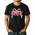 Preppy Pre k Back To School Pre-k Teachers Girls Cute Bow Men's Casual T-Shirt Black Preppy Pre k Back To School Pre-k Teachers Girls Cute Bow Men's Casual T-Shirt Black