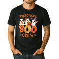 Preschool Boo Crew Halloween Costume For Teacher Kids Men's Casual T-Shirt Black Preschool Boo Crew Halloween Costume For Teacher Kids Men's Casual T-Shirt Black