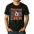Preschool Boo Crew Preschool Halloween Teacher Men's Casual T-Shirt Black