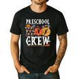 Preschool Boo Crew Teacher Halloween Men's Casual T-Shirt Black