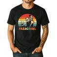 Preschool Panda Back To School Teacher Student Men's Casual T-Shirt Black