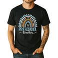 Preschool Teacher Leopard Boho Rainbow Back To School Men's Casual T-Shirt Black Preschool Teacher Leopard Boho Rainbow Back To School Men's Casual T-Shirt Black