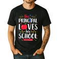 This Principal Loves Her School Teacher Appreciation Men's Casual T-Shirt Black This Principal Loves Her School Teacher Appreciation Men's Casual T-Shirt Black