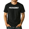 Protagonist English Literature Teacher Costume T Shirt Men's Casual T-Shirt Black Protagonist English Literature Teacher Costume T Shirt Men's Casual T-Shirt Black