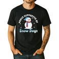 Proud Supporter Of Snow Days Teacher Men's Casual T-Shirt Black Proud Supporter Of Snow Days Teacher Men's Casual T-Shirt Black