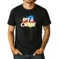 PTA Crew Back To School Volunteer Board Mom Parent Teacher Men's Casual T-Shirt Black